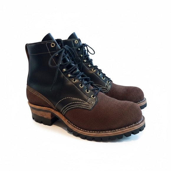 Kulien Other - Kulien Shoes Custom PNW Boots Mens 10 D Black Brown Roughout Vibram Fire & Ice